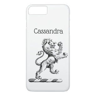 Heraldische stehende Löwen-Kammdarstellung-Wappenz Case-Mate iPhone Hülle
