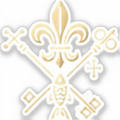 Heraldische Symbole  Aufkleber (Vorderseite)