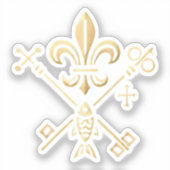 Heraldische Symbole  Aufkleber (Vorderseite)