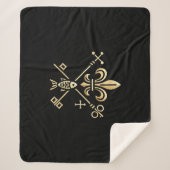 Heraldische Symbole Sherpadecke (Vorderseite)