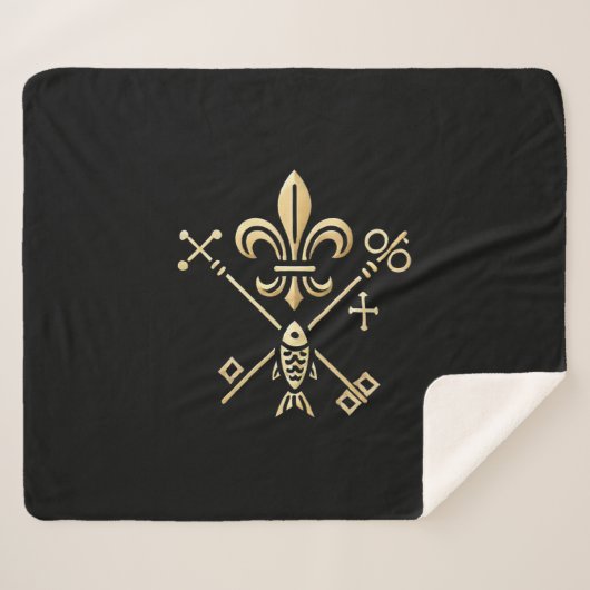 Heraldische Symbole Sherpadecke (Vorderseite (Horizontal))