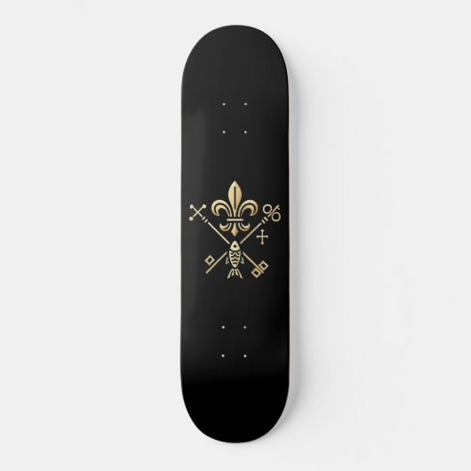 Heraldische Symbole  Skateboard (Vorderseite)
