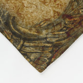 Heraldische zügellose Löwe-Gewohnheit Fleecedecke (Ecke)