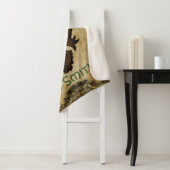 Heraldische zügellose Löwe-Gewohnheit Sherpadecke (Beispiel)