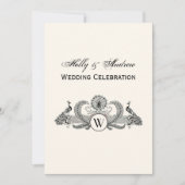 Heraldischer Ananas-Vorbote aus Wappen Einladung (Vorderseite)