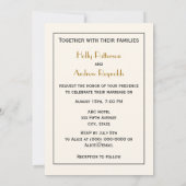 Heraldischer Ananas-Vorbote aus Wappen Einladung (Rückseite)