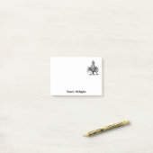 Heraldischer Ananas-Vorbote aus Wappen Post-it Klebezettel (Auf Schreibtisch)