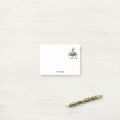 Heraldischer Ananas-Vorbote aus Wappen Post-it Klebezettel (Auf Schreibtisch)