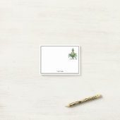 Heraldischer Ananas-Vorbote aus Wappen Post-it Klebezettel (Auf Schreibtisch)