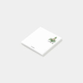 Heraldischer Ananas-Vorbote aus Wappen Post-it Klebezettel (angewinkelt)