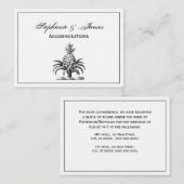 Heraldischer Ananas-Vorbote aus Wappen Visitenkarte (Vorne/Hinten)