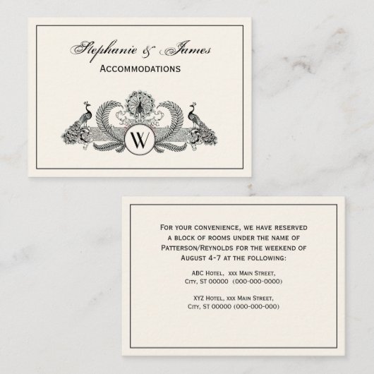 Heraldischer Ananas-Vorbote aus Wappen Visitenkarte (Vorne/Hinten)