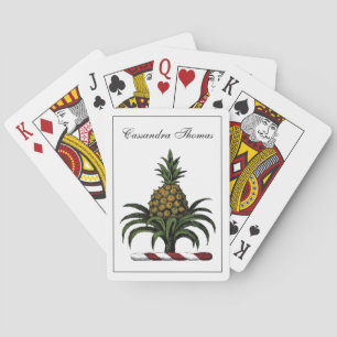 Heraldischer Ananas Wappen Wappenschild Emblem CFR Spielkarten