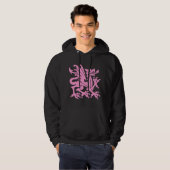Heraldischer Drache 01 - Rosa Hoodie (Vorne ganz)