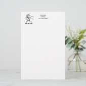 Heraldischer Einhornmütze für WaffenEmbleme Briefpapier (Stehend Vorderseite)