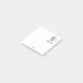 Heraldischer Einhornmütze für WaffenEmbleme Post-it Klebezettel (angewinkelt)