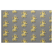 Heraldischer goldener mythologischer Löwe oder Stoff (Fat Quarter (45,7 x 55,9 cm))