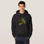 Heraldischer Goldlöwe - MyBlazons Kapuzenpullis Hoodie (Vorne ganz)