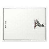 Heraldischer Jagdfalkenanzug Helm Hood C Notizblock (Vorderseite)