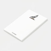 Heraldischer Jagdfalkenanzug Helm Hood C Post-it Klebezettel (angewinkelt)