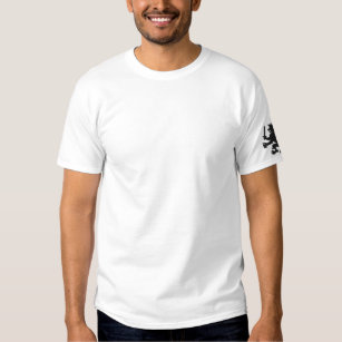 Heraldischer Löwe mit dem Bier-Tassen-lustigen Besticktes T-Shirt