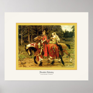 Heraldisches Chivalry ~ Alphonse Mucha Poster
