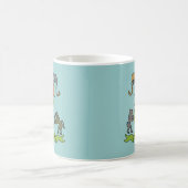 Heraldisches Gorilla-Affe-Geschäft - Tasse (Mittel)
