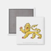 Heraldisches Symbol des Löwenstaatenschützers Magnet (Vorderseite/Rückseite)