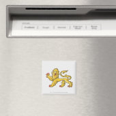 Heraldisches Symbol des Löwenstaatenschützers Magnet (In Situ (Geschirrspüler))