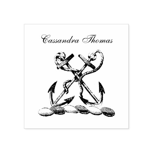 Heraldisches Wappen-Emblem-Imitate mit Doppelanker Gummistempel (Prägung)