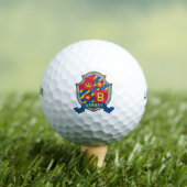 Heraldry Grafik B Monogramm Barney-Golfbälle Golfball (Insitu T-Shirt)