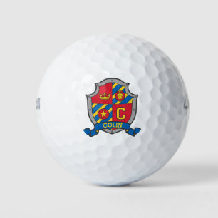 Heraldry Grafik C monogram Colin Golfbälle