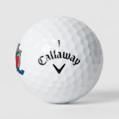 Heraldry Grafik D monogram Darren Golfbälle (Logo)