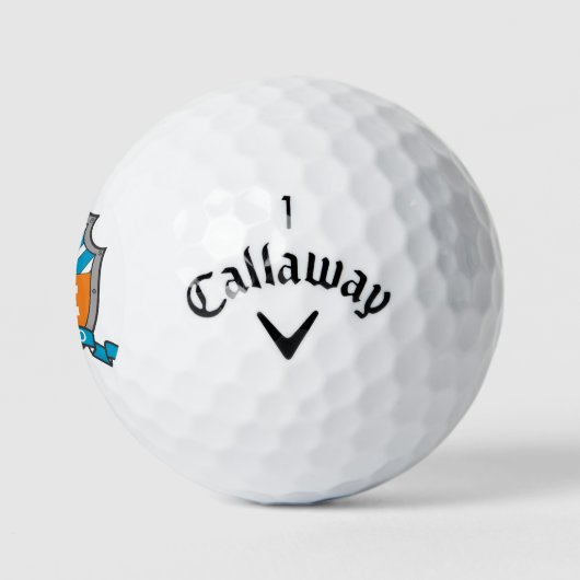 Heraldry Grafik E monogram Wolf Hundegolfbälle Golfball (Logo)