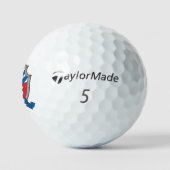Heraldry Grafik G monogram George bird Golf Balls Golfball (Logo)