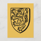 Heraldry: Löwe Postkarte (Vorderseite)