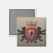 Heraldry Magnet (Vorderseite/Rückseite)