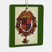 Heraldry mit Krone Keramikornament (Rechts)