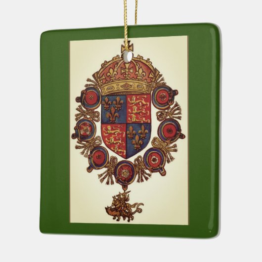 Heraldry mit Krone Keramikornament (Links)
