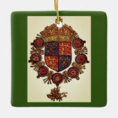 Heraldry mit Krone Keramikornament (Vorderseite)