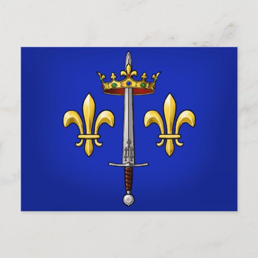 Heraldry of Joan of Arc Jeanne d'Arc Postkarte (Vorderseite)