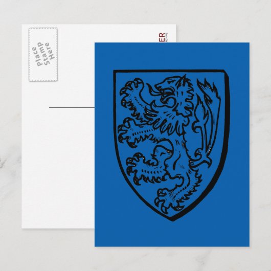 Heraldry Postkarte (Vorne/Hinten)