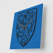 Heraldry Quadratische Wanduhr (Winkel)