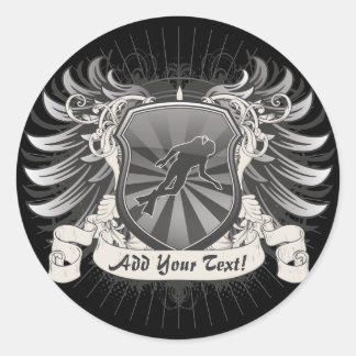 Heraldry Scuba Diving Runder Aufkleber