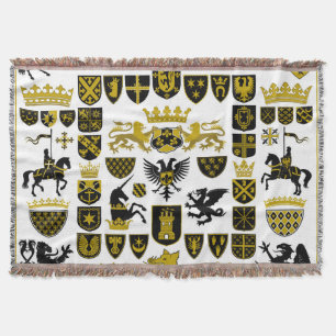 Heraldry Wappen, symbolische Designs. Decke