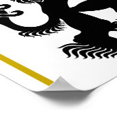 Heraldry Wappen, symbolische Designs. Poster (Ecke)
