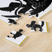 Heraldry Wappen, symbolische Designs. Puzzle (Seite)