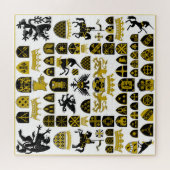 Heraldry Wappen, symbolische Designs. Puzzle (Horizontal)