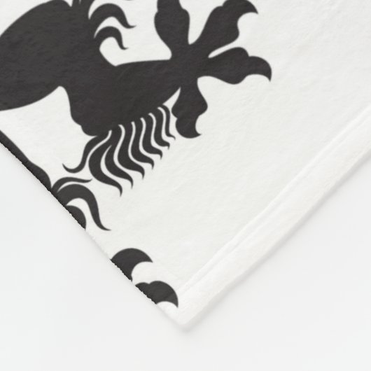 HERALDRY Wappen und Symbole Fleecedecke (Ecke)