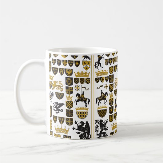 HERALDRY Wappen und Symbole Kaffeetasse (Links)